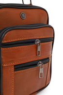 Men's Brown Long Strap Leather Handbag | Derimod