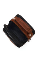 Men's Brown Long Strap Leather Handbag | Derimod