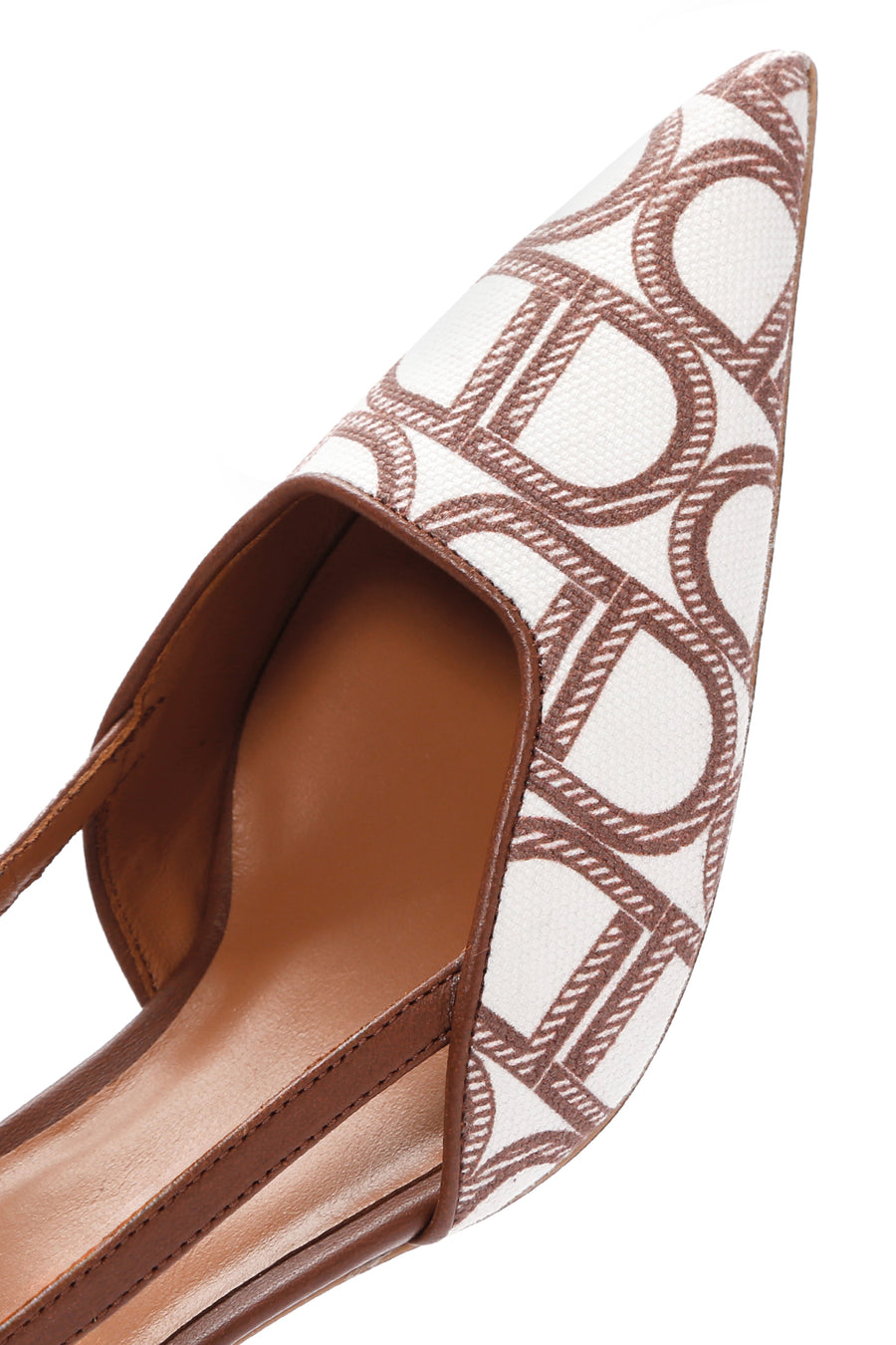 Women's Brown Ankle Strap Thin Heel Stiletto