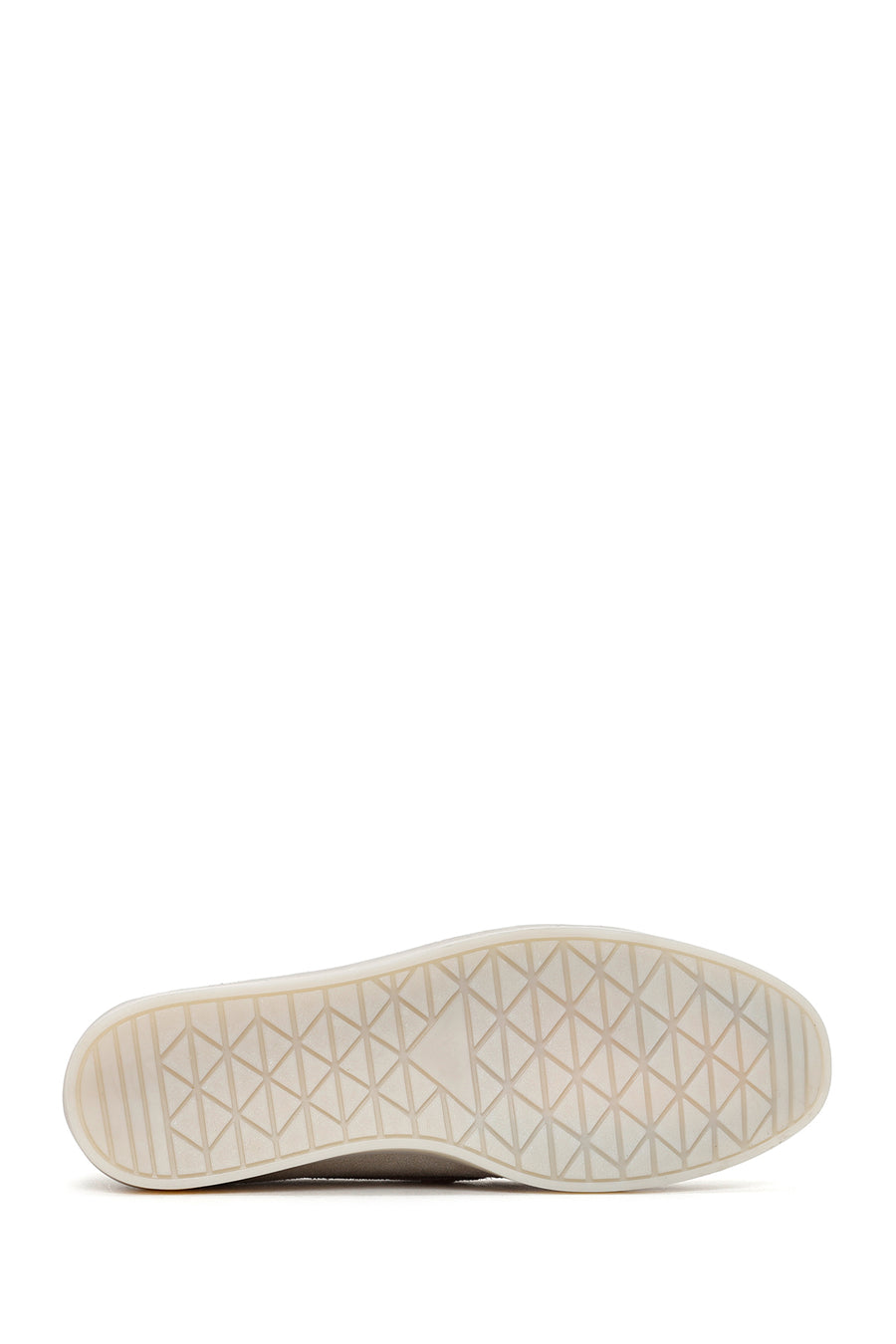 Women's Beige Suede Leather Loafer