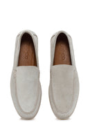 Women's Beige Suede Leather Loafer | Derimod