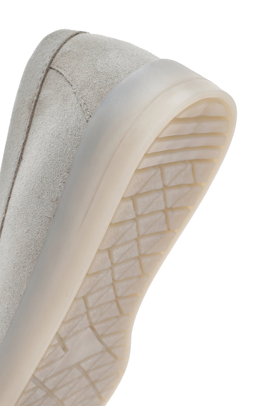 Women's Beige Suede Leather Loafer