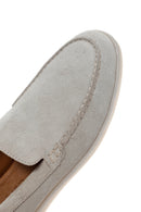 Women's Beige Suede Leather Loafer | Derimod