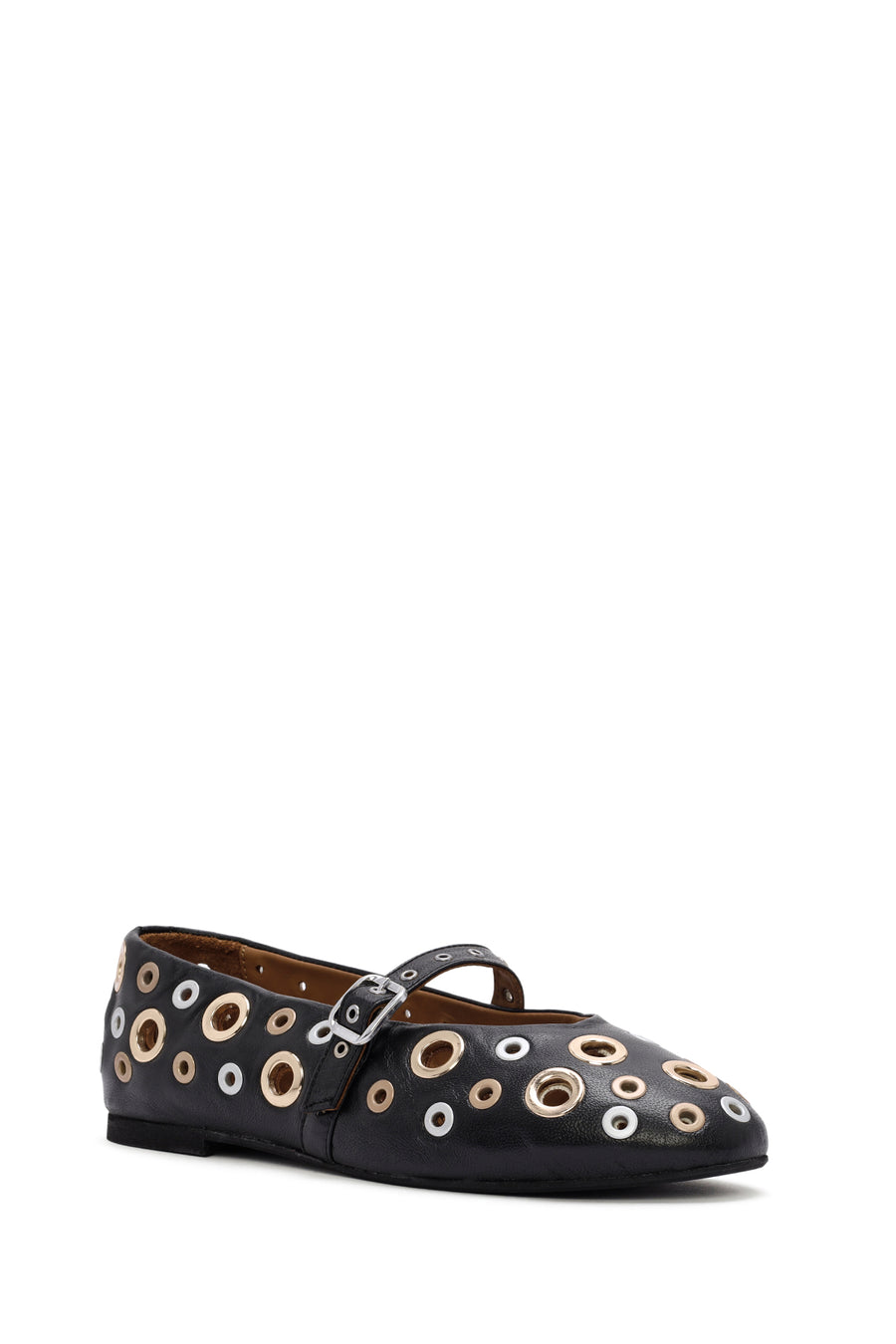 
Women's Black Leather Ballet Flats
