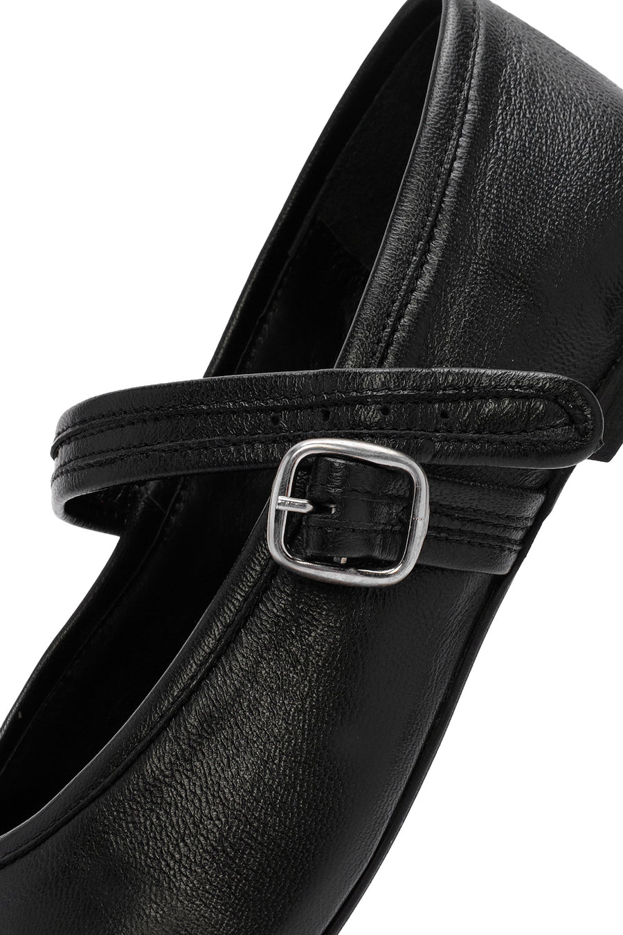 
Women's Black Leather Ballet Flats
