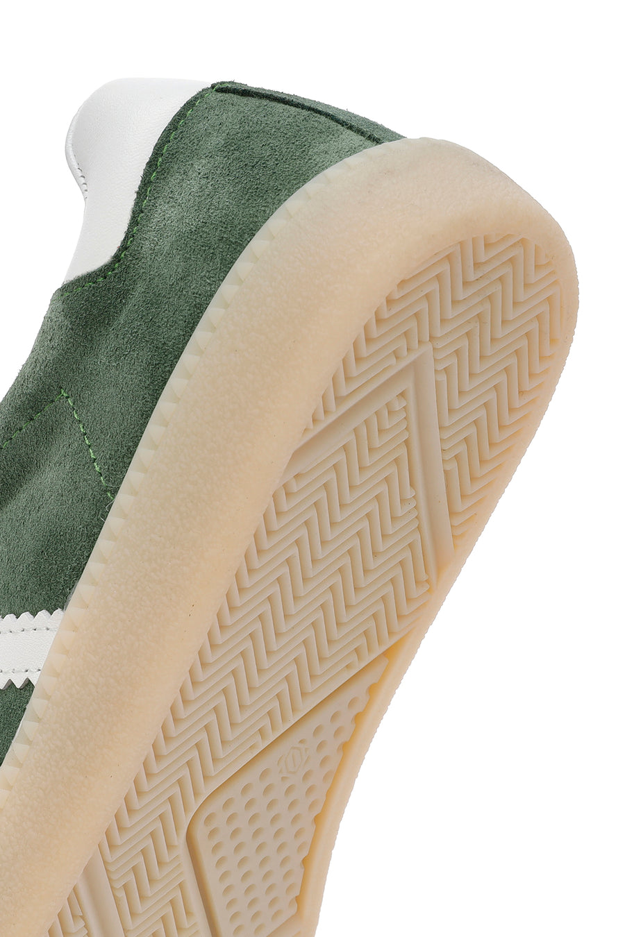 Kadın Yeşil Bağcıklı Süet Deri Sneaker