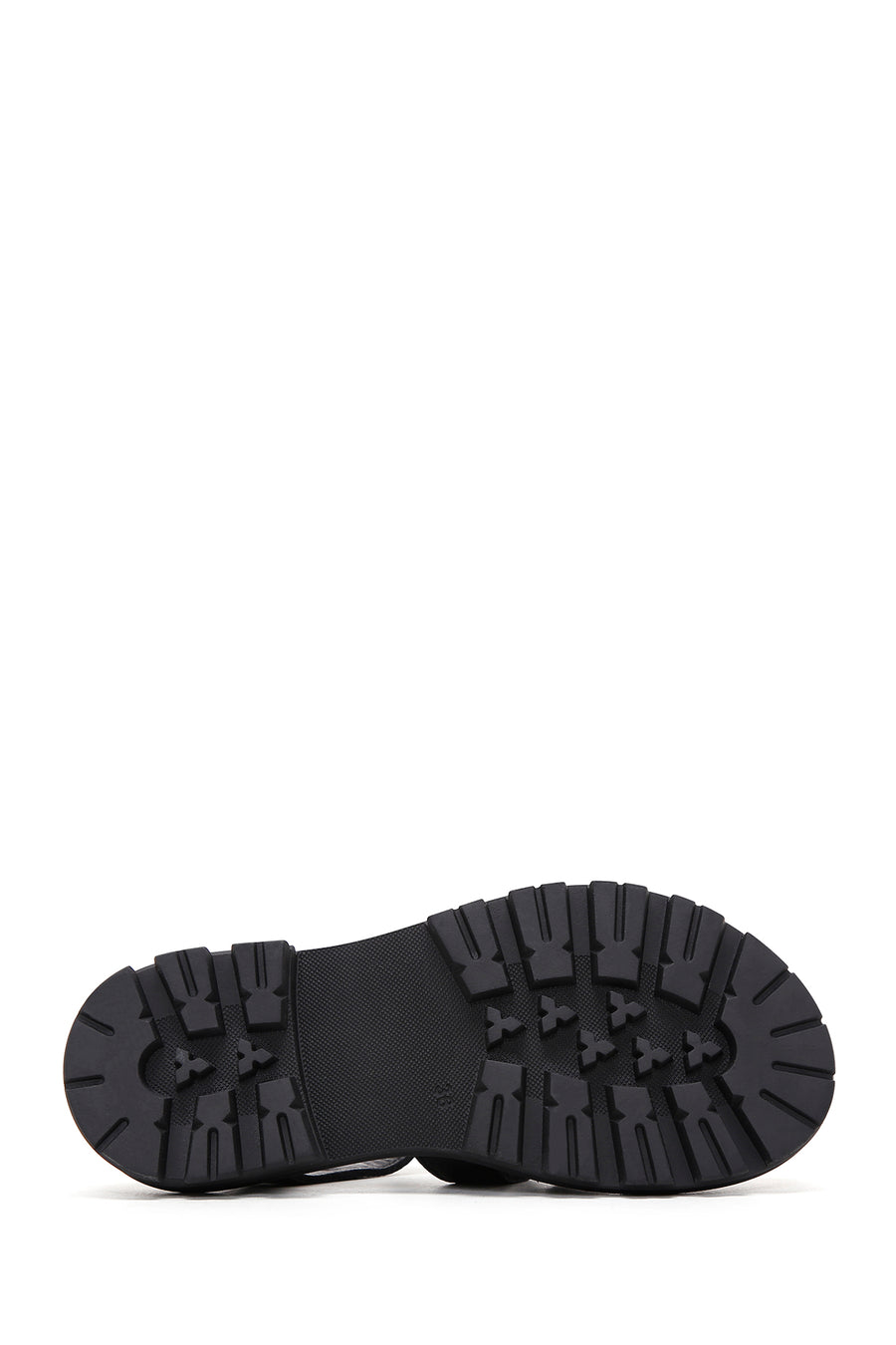 Women's Black Ankle Strap Leather Sandals