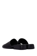 Kadın Siyah Deri Terlik | Derimod