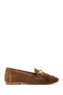 
Women's Tan Tassel Suede Leather Masculine Loafer
 | Derimod