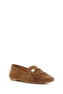 
Women's Tan Tassel Suede Leather Masculine Loafer
 | Derimod