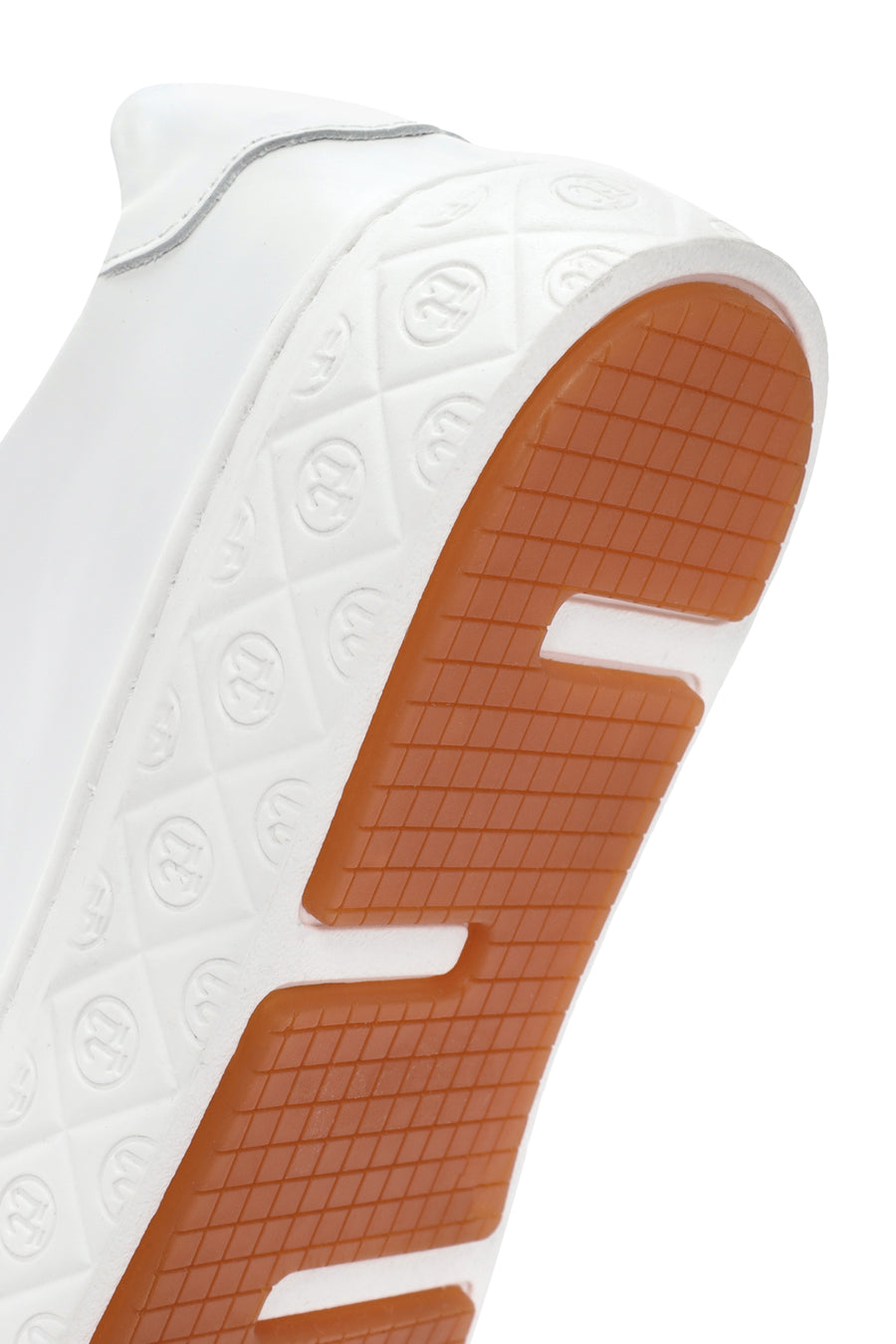 Kadın Beyaz Bağcıklı Deri Sneaker