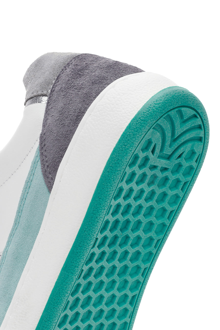 Kadın Beyaz Bağcıklı Deri Sneaker