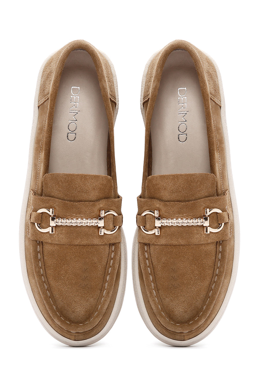 Women's Brown Suede Leather Casual Loafer
