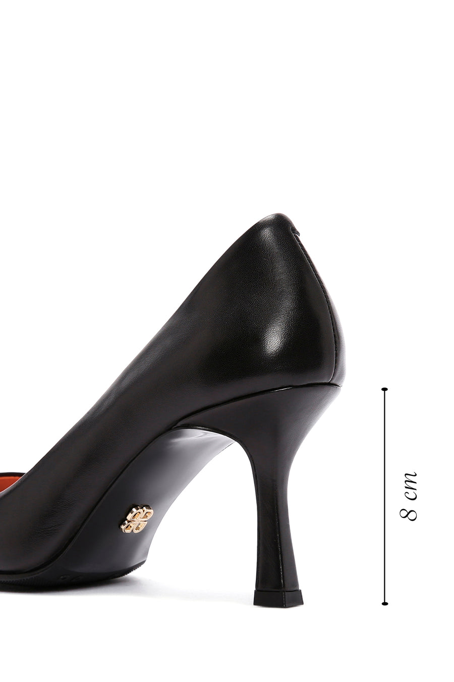 Derimod Flex Kadın Siyah Topuklu Deri Stiletto