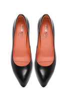 Derimod Flex Women's Black Heeled Leather Stiletto | Derimod