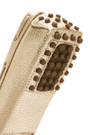 Kadın Altın Deri Loafer | Derimod