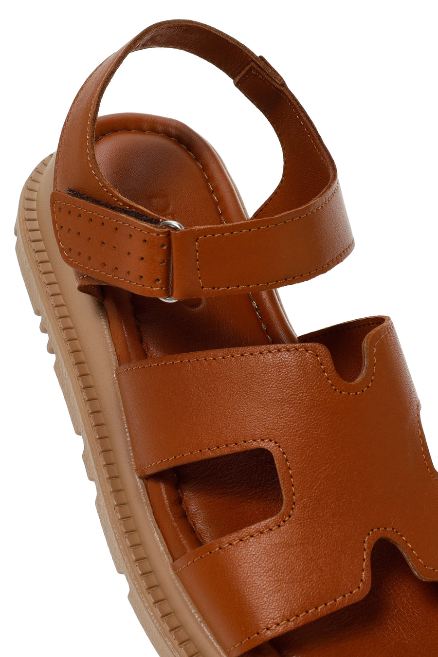 Women's Tan Leather Sandals