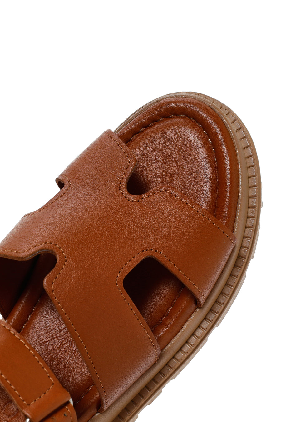 Women's Tan Leather Sandals
