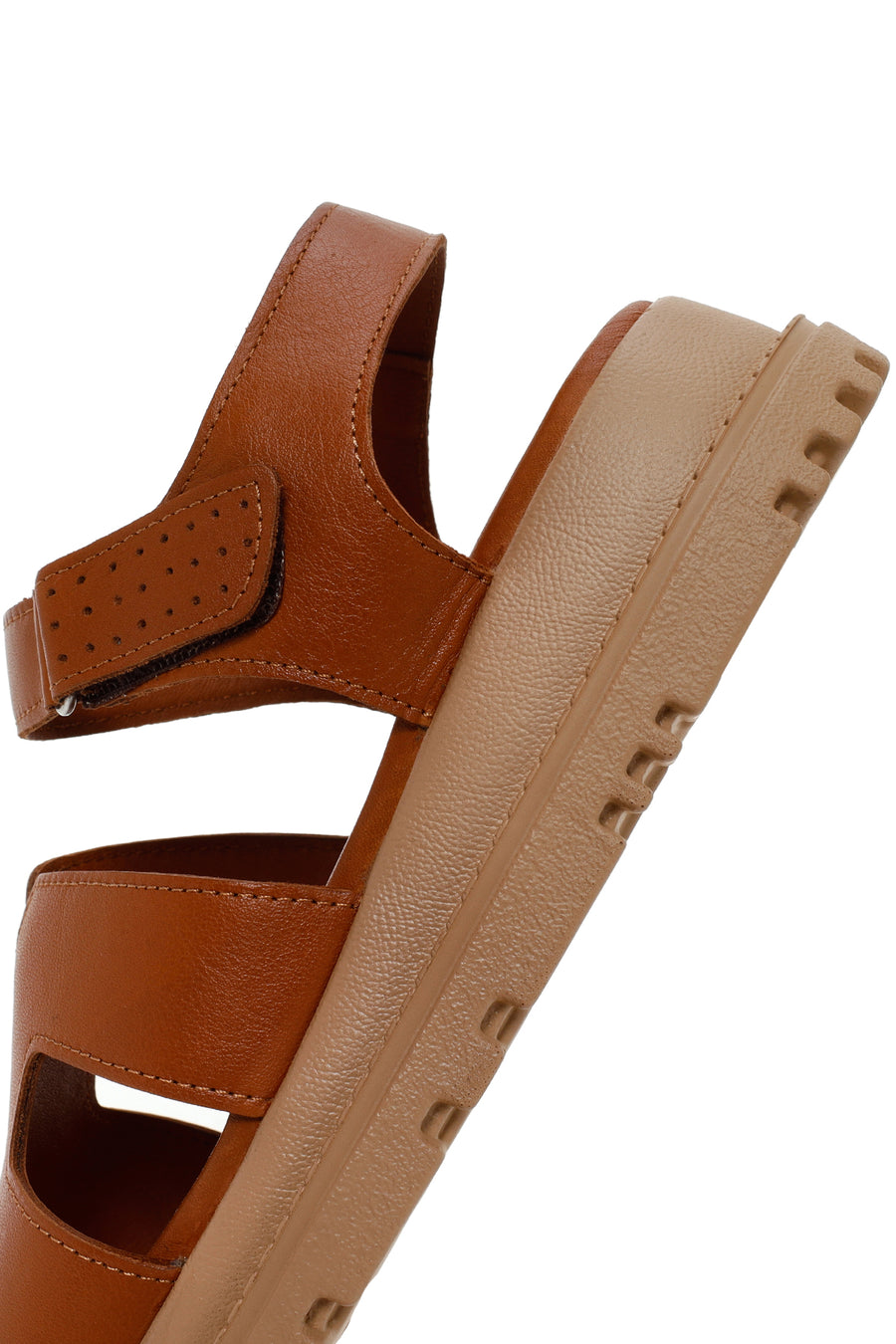 Women's Tan Leather Sandals