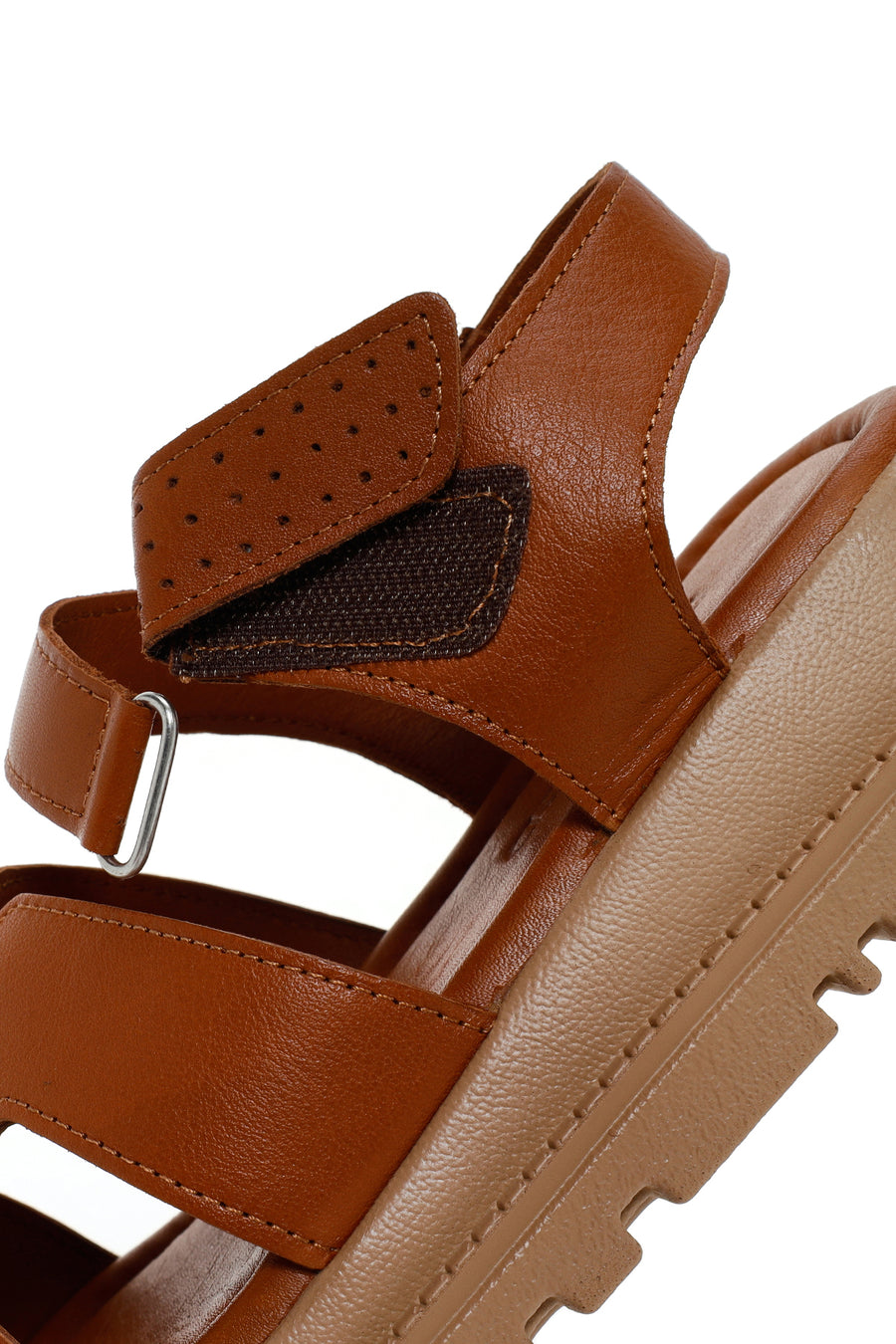 Women's Tan Leather Sandals