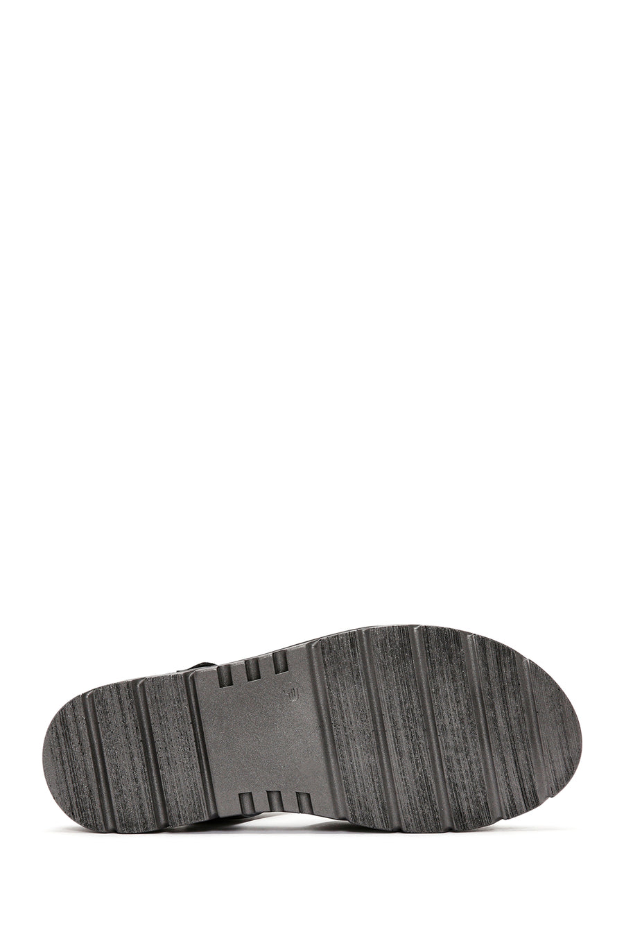 Women's Black Ankle Strap Leather Comfort Sandals