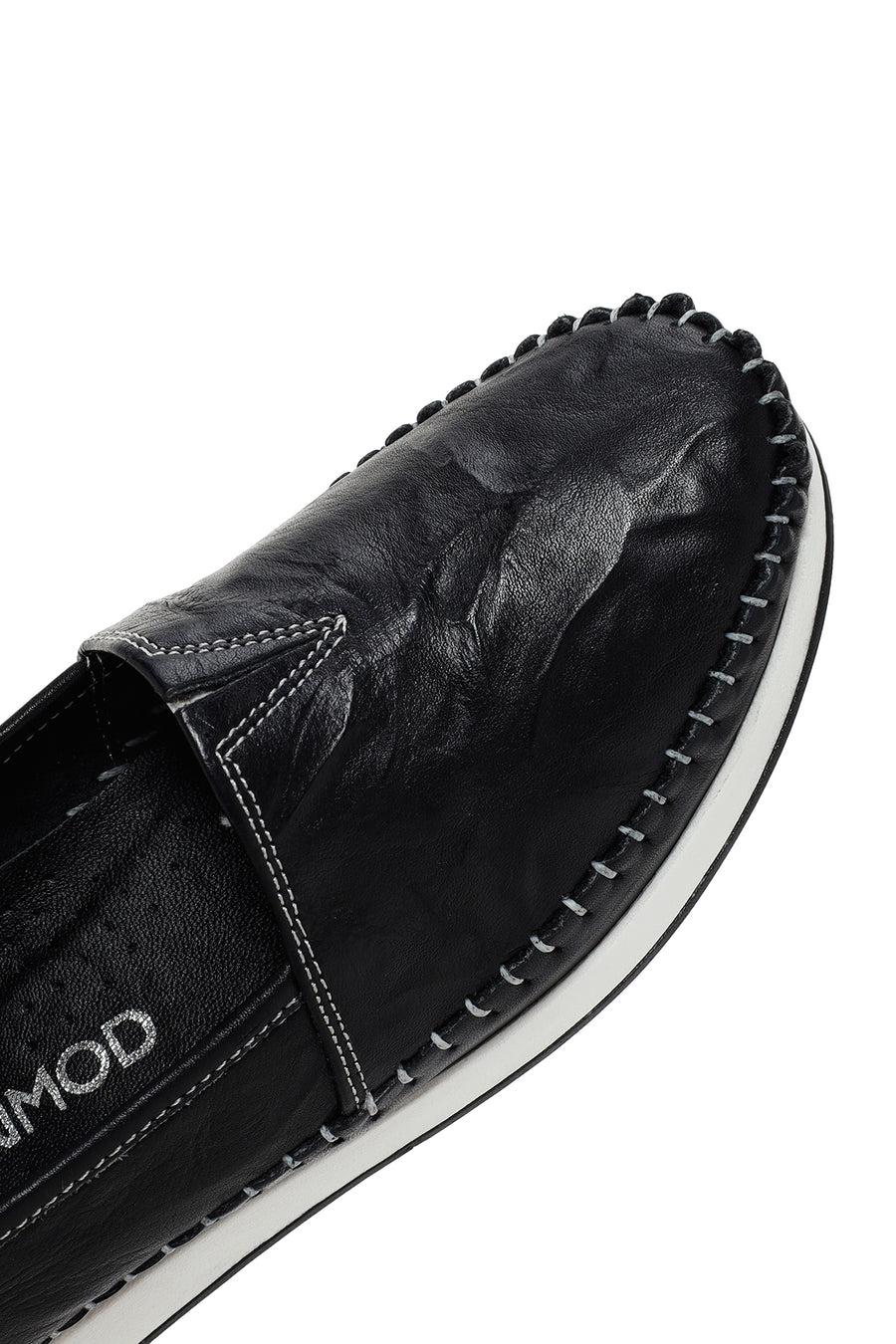 Kadın Siyah Deri Comfort Loafer