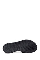 Kadın Siyah Bilekten Bantlı Deri Sandalet | Derimod