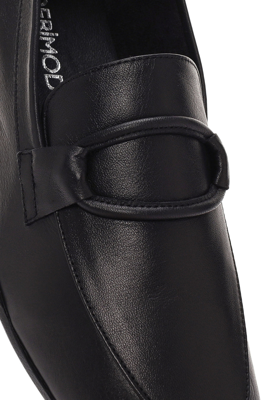 Kadın Siyah Deri Casual Loafer