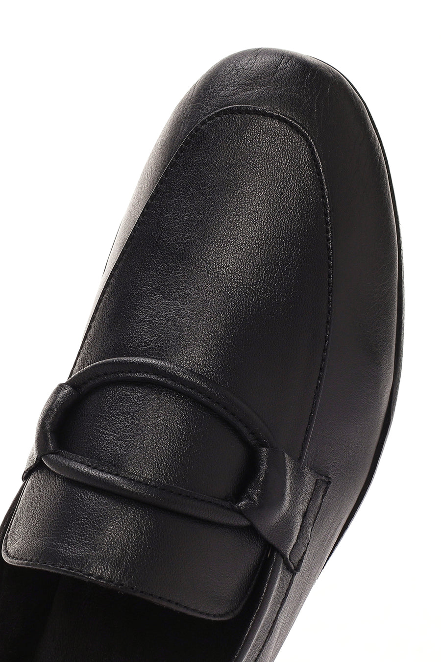 Kadın Siyah Deri Casual Loafer
