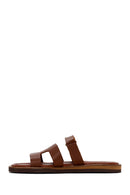 Kadın Kahverengi Deri Comfort Terlik | Derimod