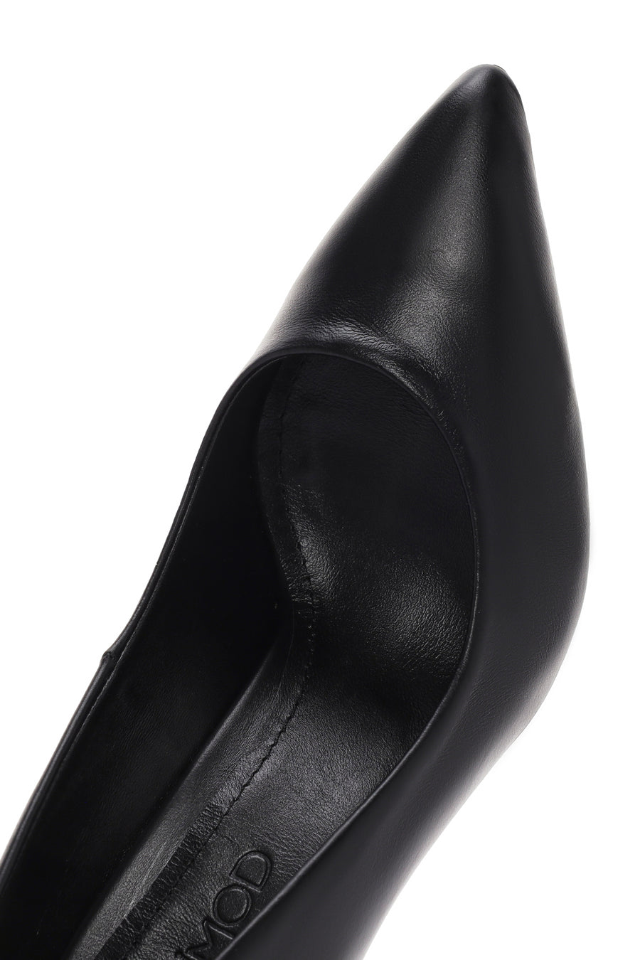 Kadın Siyah İnce Topuklu Deri Stiletto
