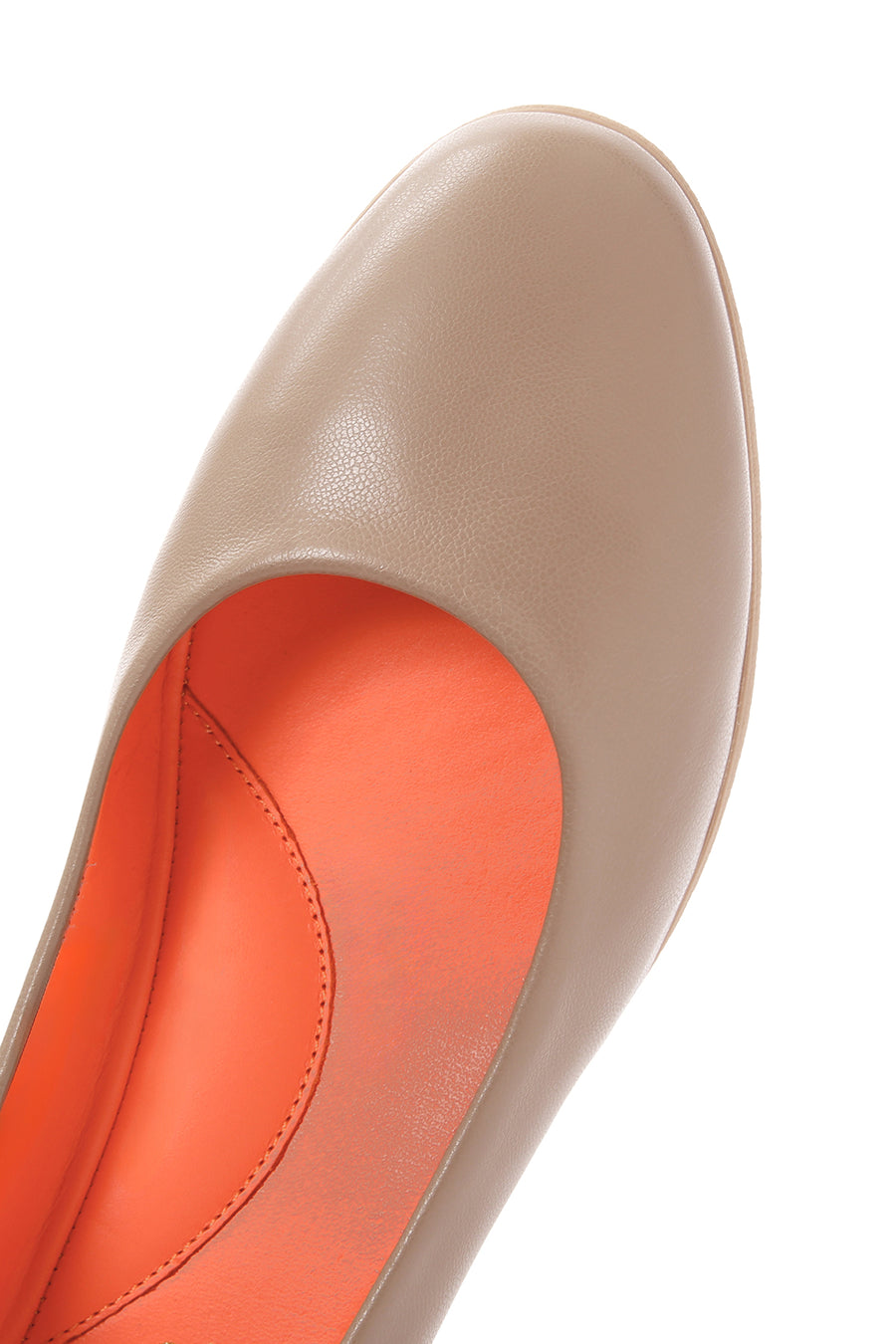 Derimod Flex Kadın Bej Deri Babet