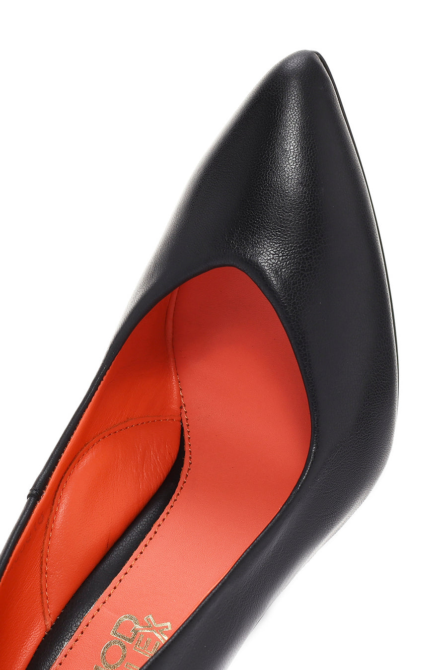 Kadın Siyah İnce Topuklu Deri Stiletto