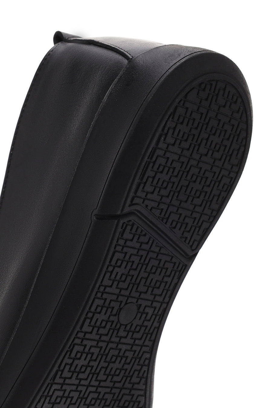 Kadın Siyah Deri Comfort Loafer
