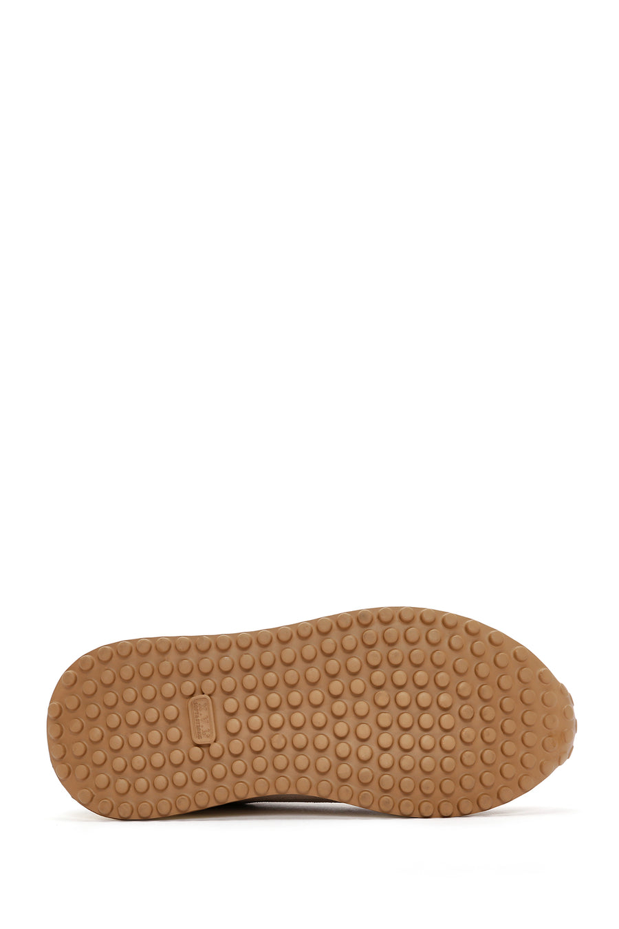 Kadın Bej Bağcıklı Süet Deri Sneaker