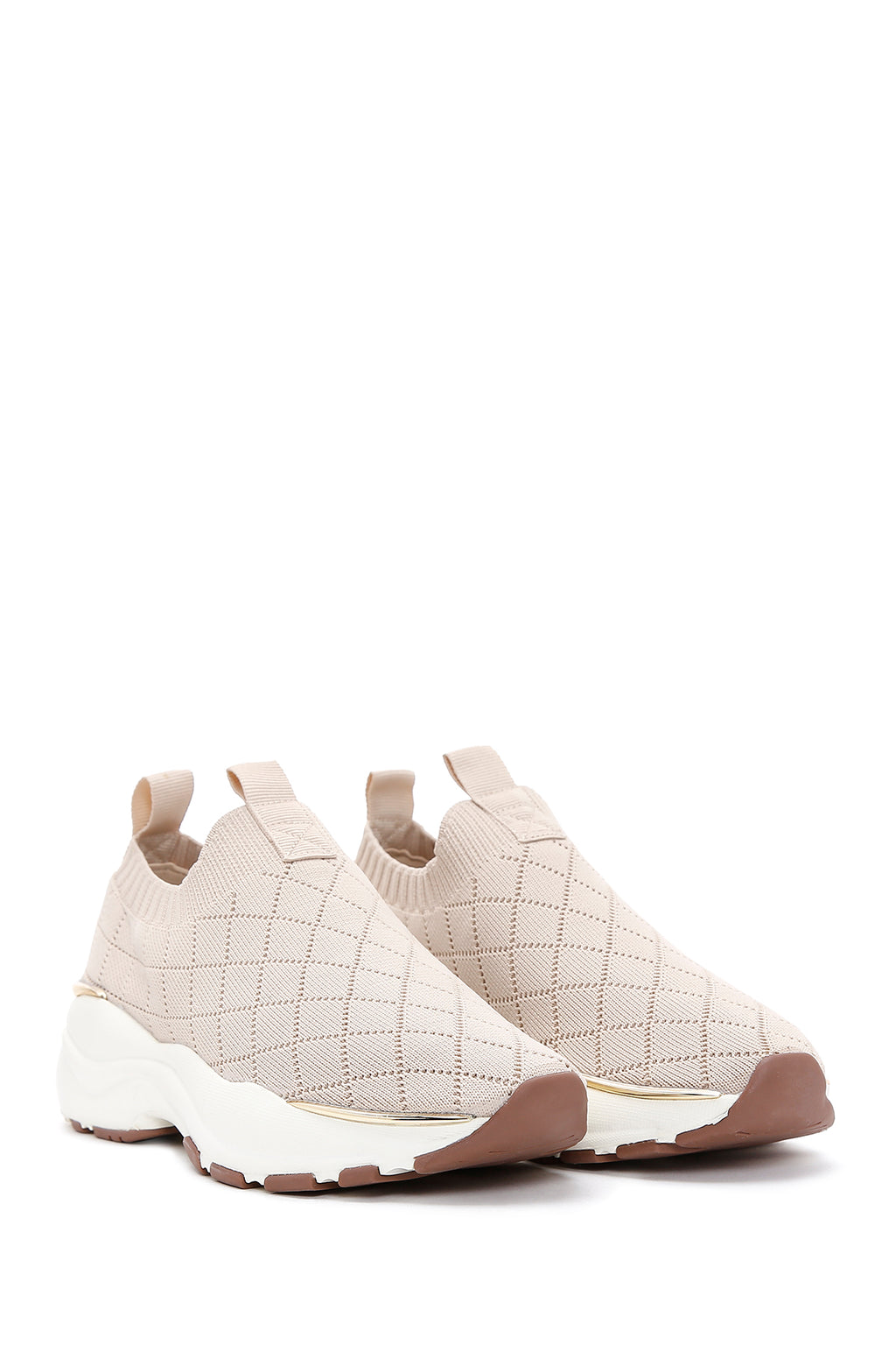 Derimod Zero Kadın Bej Kalın Tabanlı Sneaker