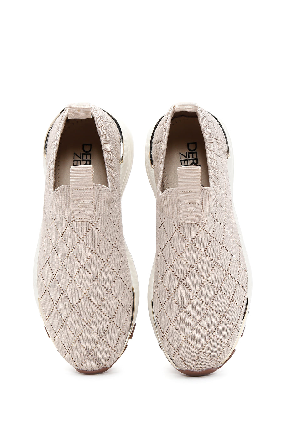Derimod Zero Women's Beige Thick Soled Sneaker