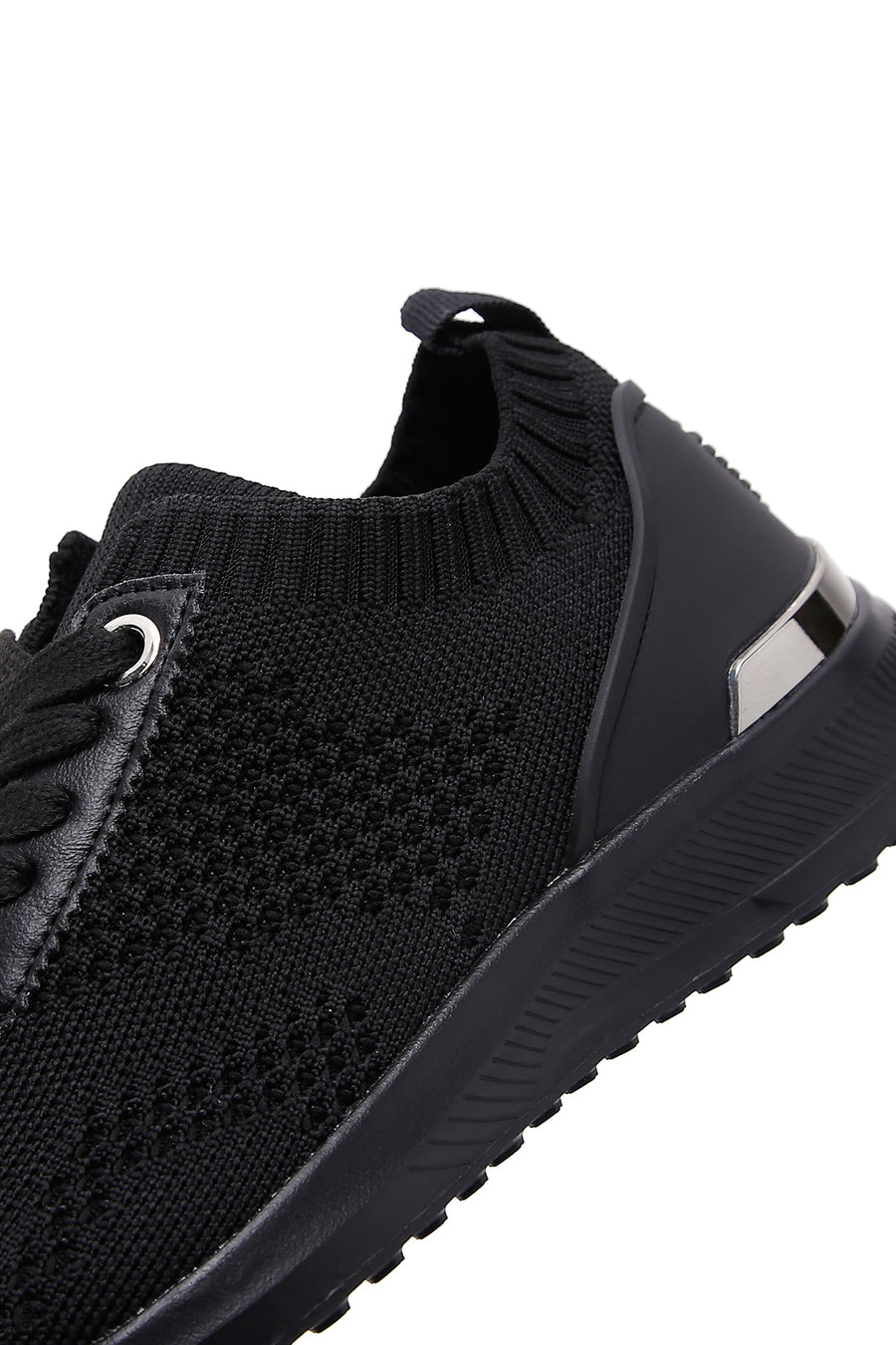 Derimod Zero Women's Black Thick Soled Sneaker