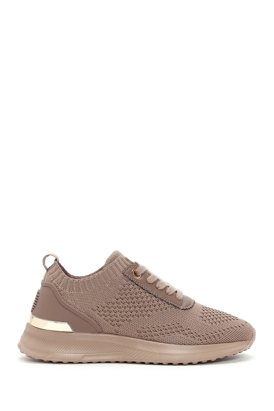 Derimod Zero Kadın Vizon Kalın Tabanlı Sneaker 24SFD43066F | Derimod