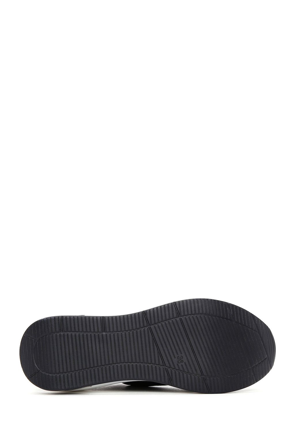 Derimod Zero Kadın Siyah Kalın Tabanlı Bağcıklı Sneaker