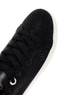 Derimod Zero Kadın Siyah Taşlı Sneaker | Derimod