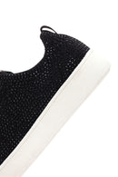 Derimod Zero Kadın Siyah Taşlı Sneaker | Derimod