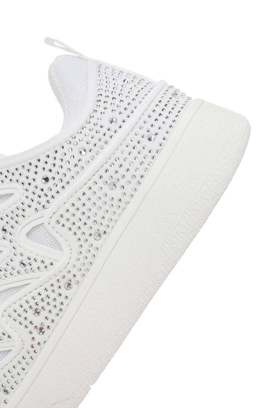Kadın Beyaz Taşlı Sneaker