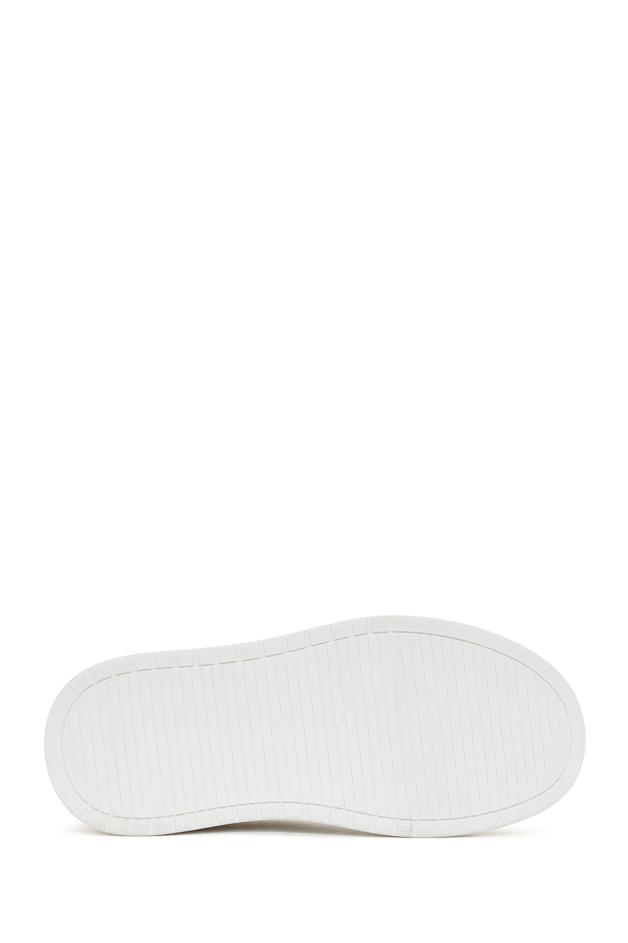 Women's White Thick Soled Sneaker