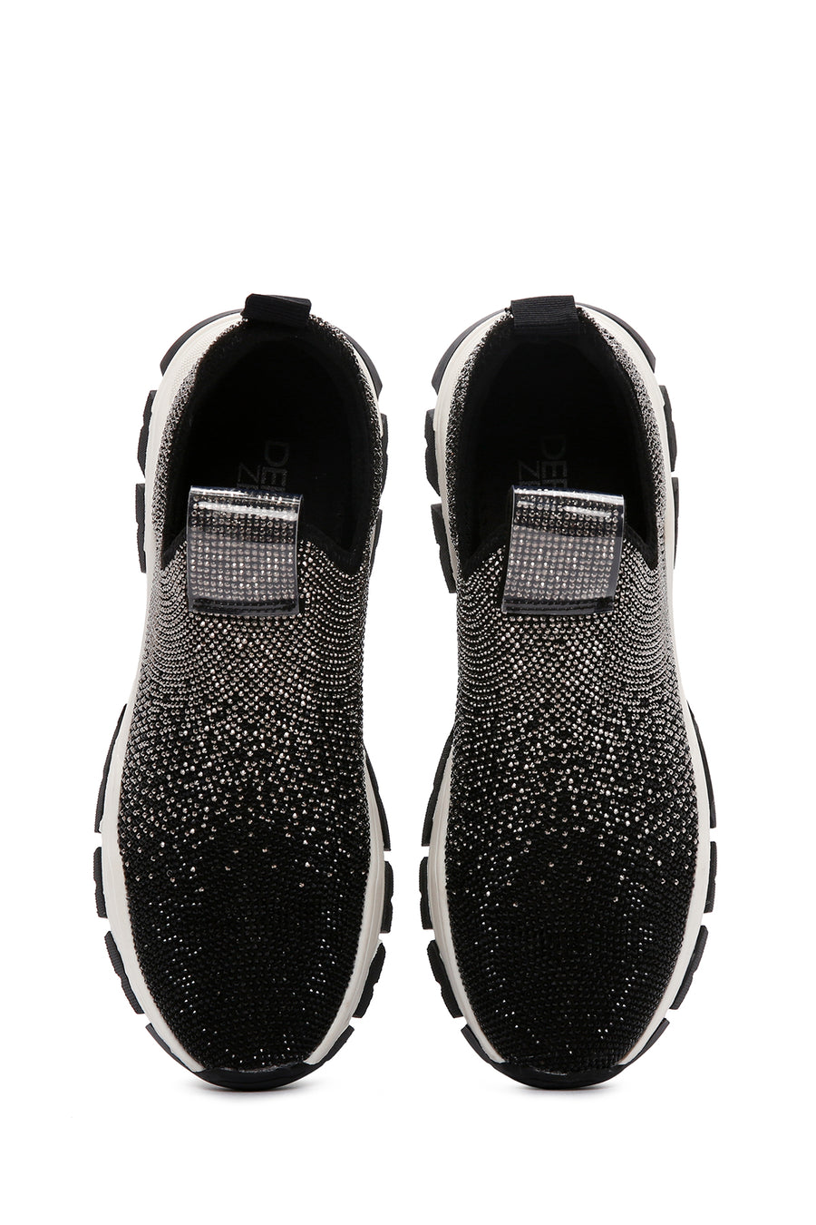Derimod Zero Women's Black Thick Soled Stone Sneaker