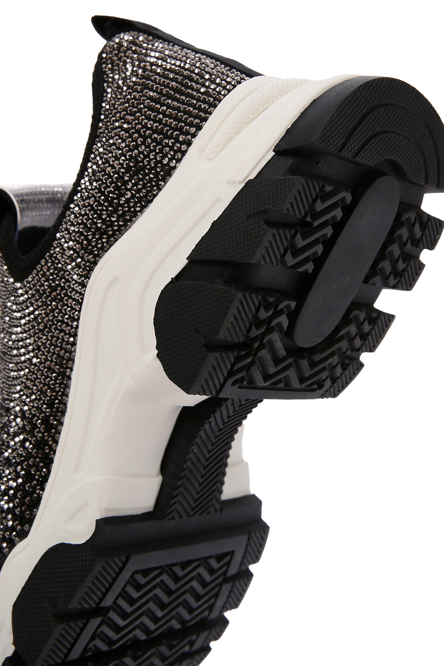 Derimod Zero Women's Black Thick Soled Stone Sneaker