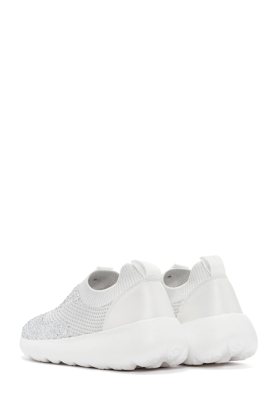 Derimod Zero Women's White Thick Soled Fabric Sneaker