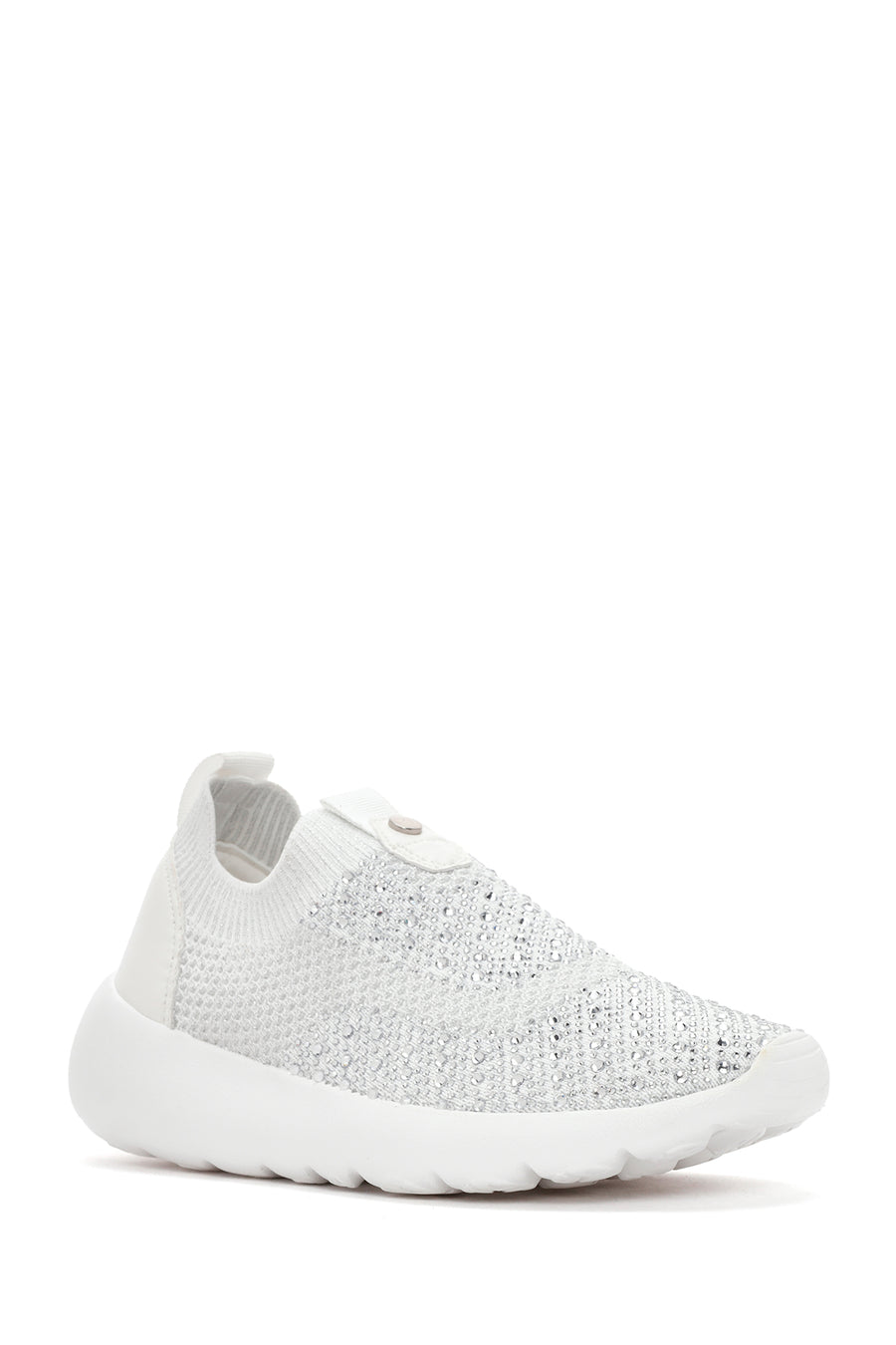Derimod Zero Women's White Thick Soled Fabric Sneaker