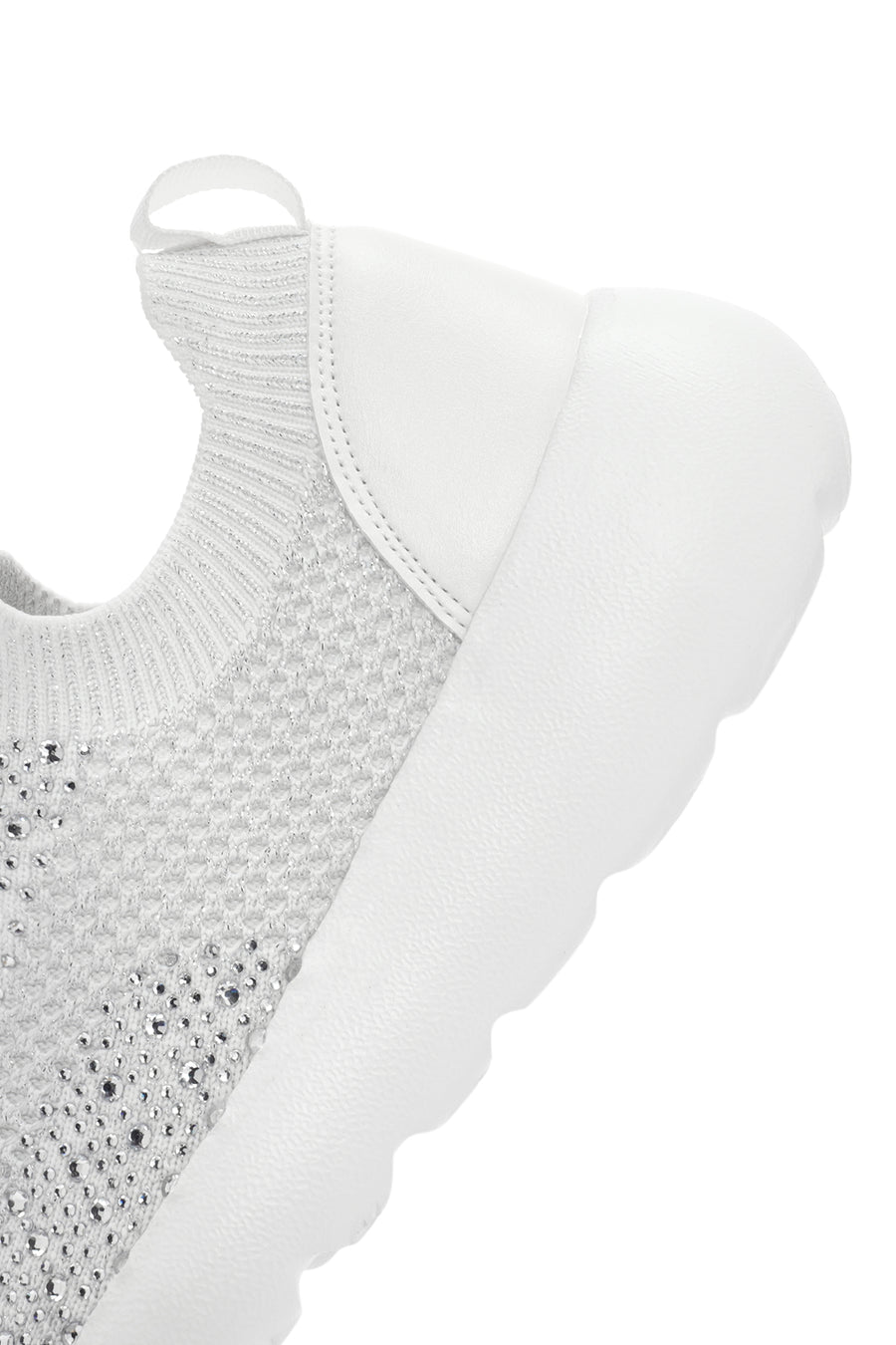 Derimod Zero Women's White Thick Soled Fabric Sneaker