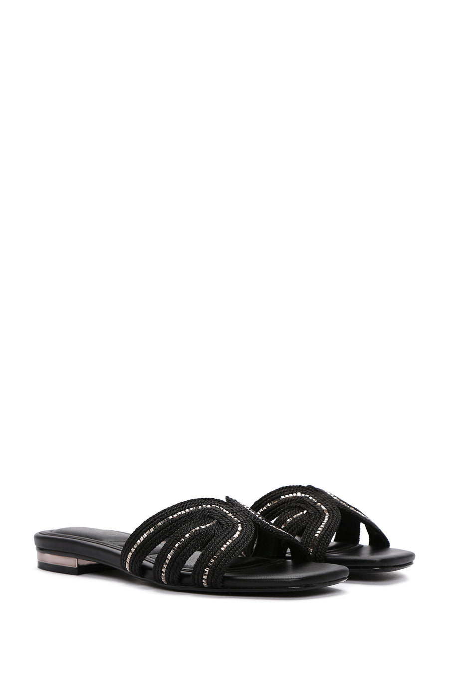 Women's Black Slippers